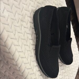 Black Slip-On Shoes